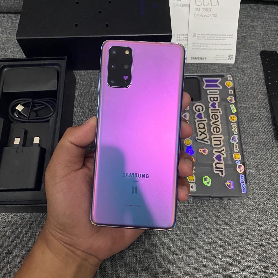 Samsung S Plus Purp 128gb Bts Edition Super Mulus Full Ori Telepon Seluler Tablet Ponsel Android Samsung Di Carousell