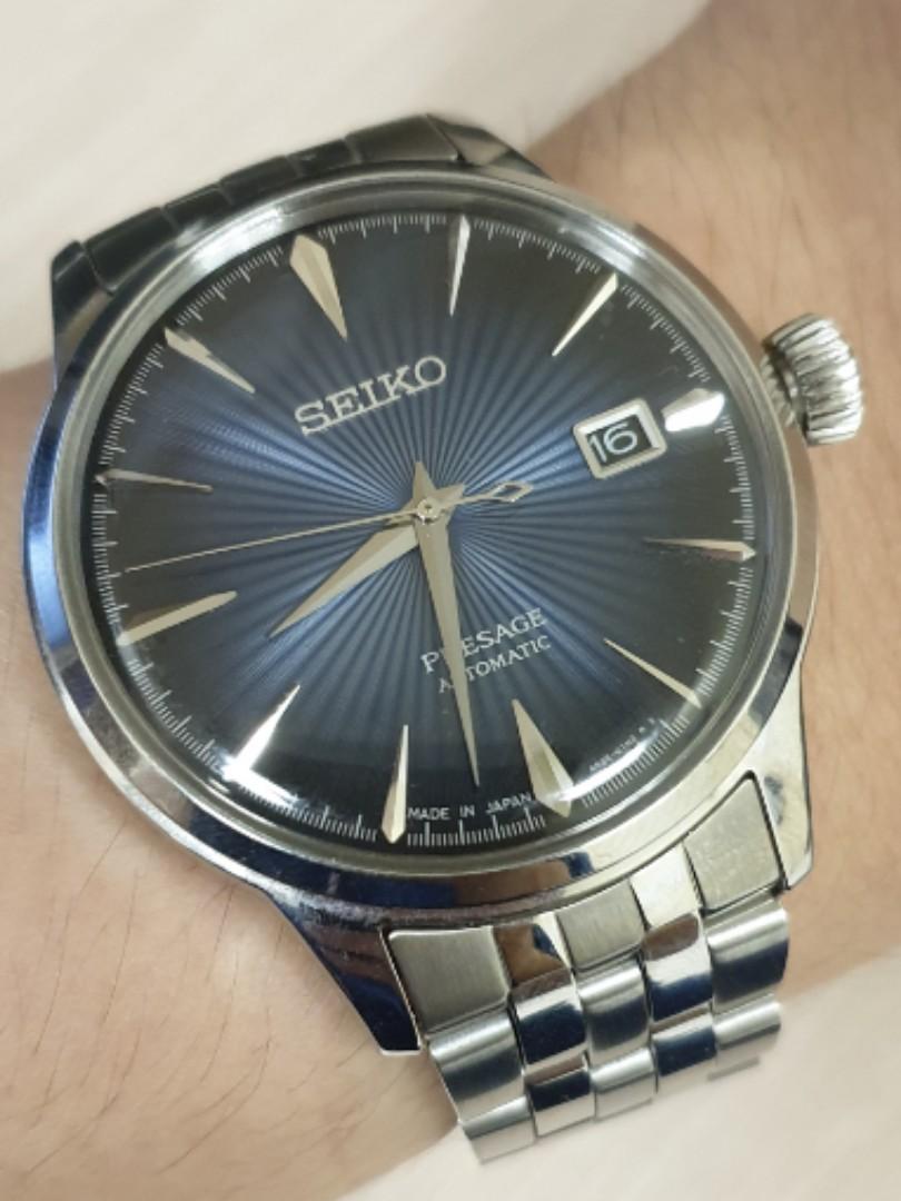 Seiko presage automatic 4R35B, Men's Fashion, Watches & Accessories ...