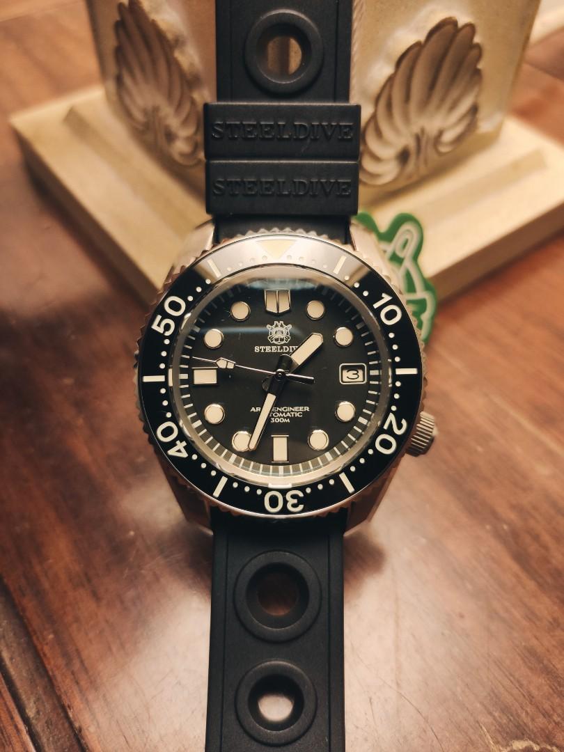 Steeldive SD1968 (Seiko marinemaster homage with Nh35 movement), Men's  Fashion, Watches & Accessories, Watches on Carousell