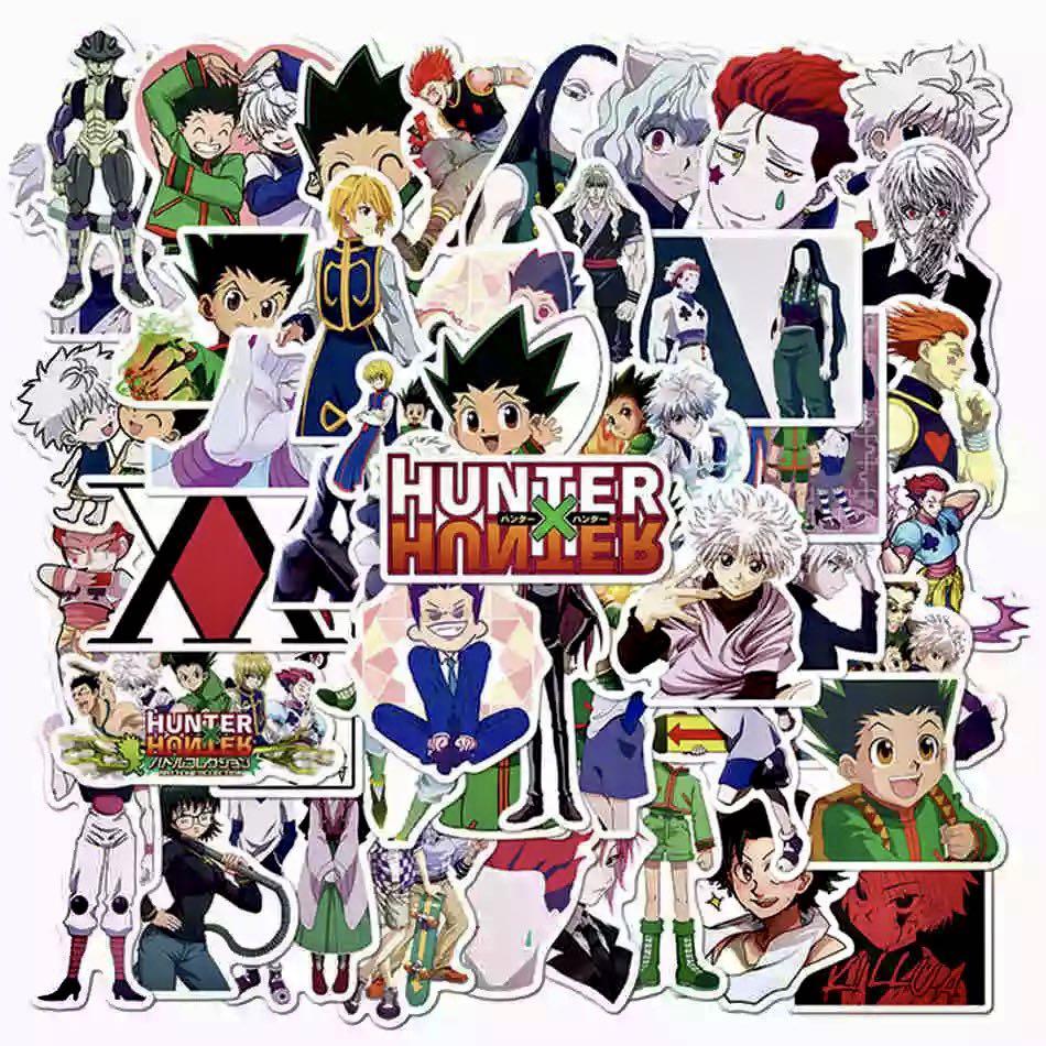 Stickers 50pc Hunter X Hunter Japanese Manga Anime Series Gon Freecss Hisoka Leo Ging Lucilfer Characters Assorted Style Design Craft Art Prints On Carousell Hisoka morow (ヒソカ゠モロウ, hisoka morou) is a hunter and former member #4 of the phantom troupe; carousell