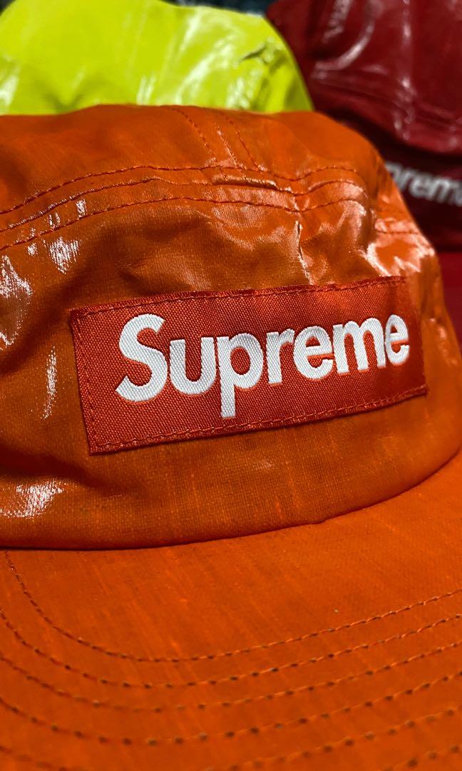 Supreme coated linen camp cap sales