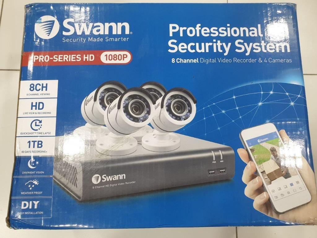 Swann 8 Channel Security System 1080p Full HD DVR 4575 with 1TB