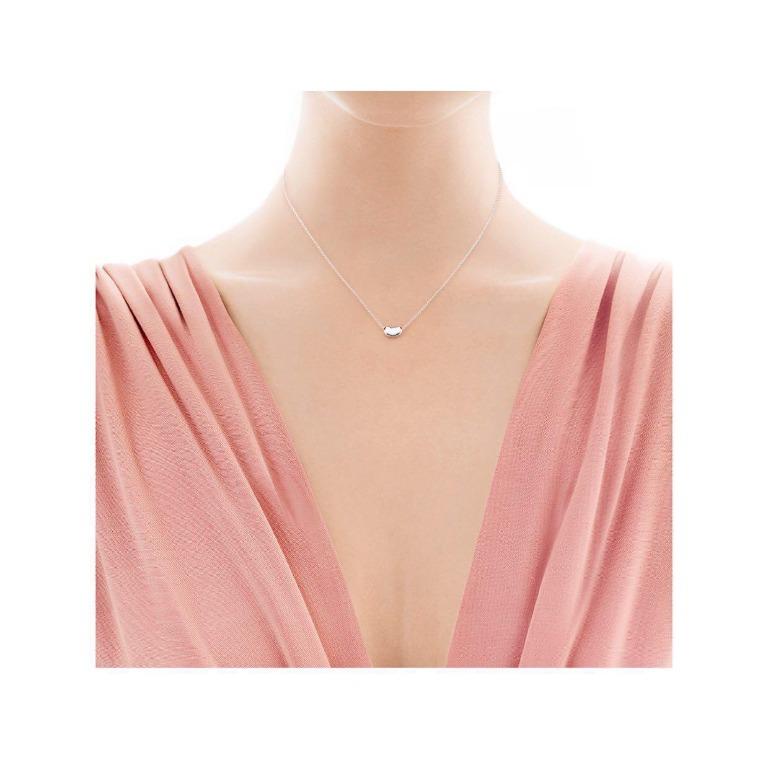 Tiffany bean necklace best sale 9mm