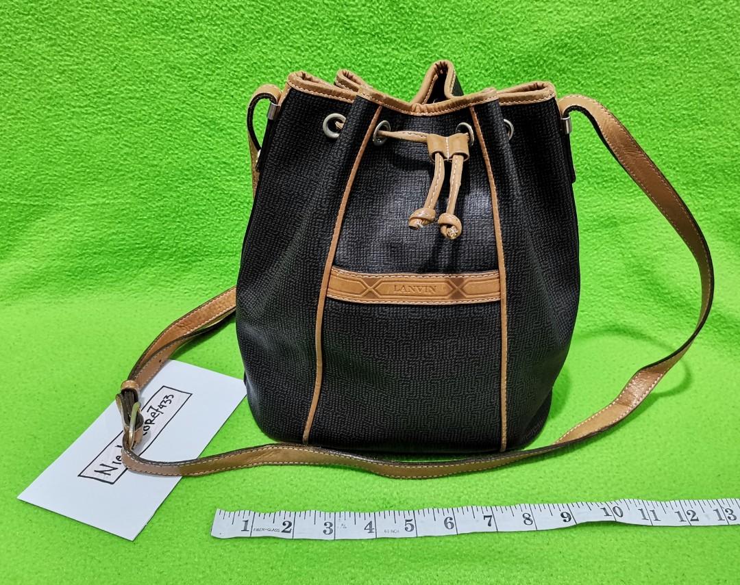 Vintage auth. Lanvin bucket sling bag Women s Fashion Bags