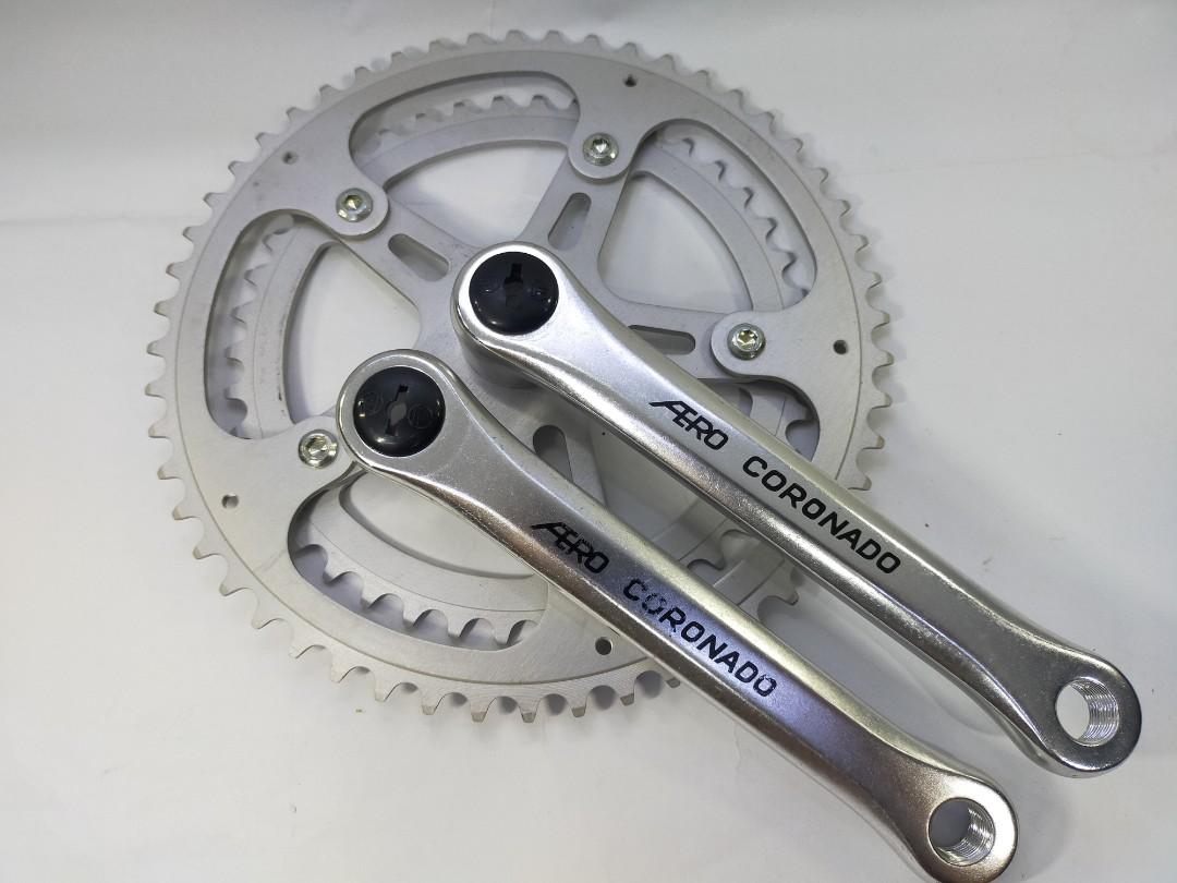 Vintage Road bike old School Aero Cornado Crank, Sports Equipment