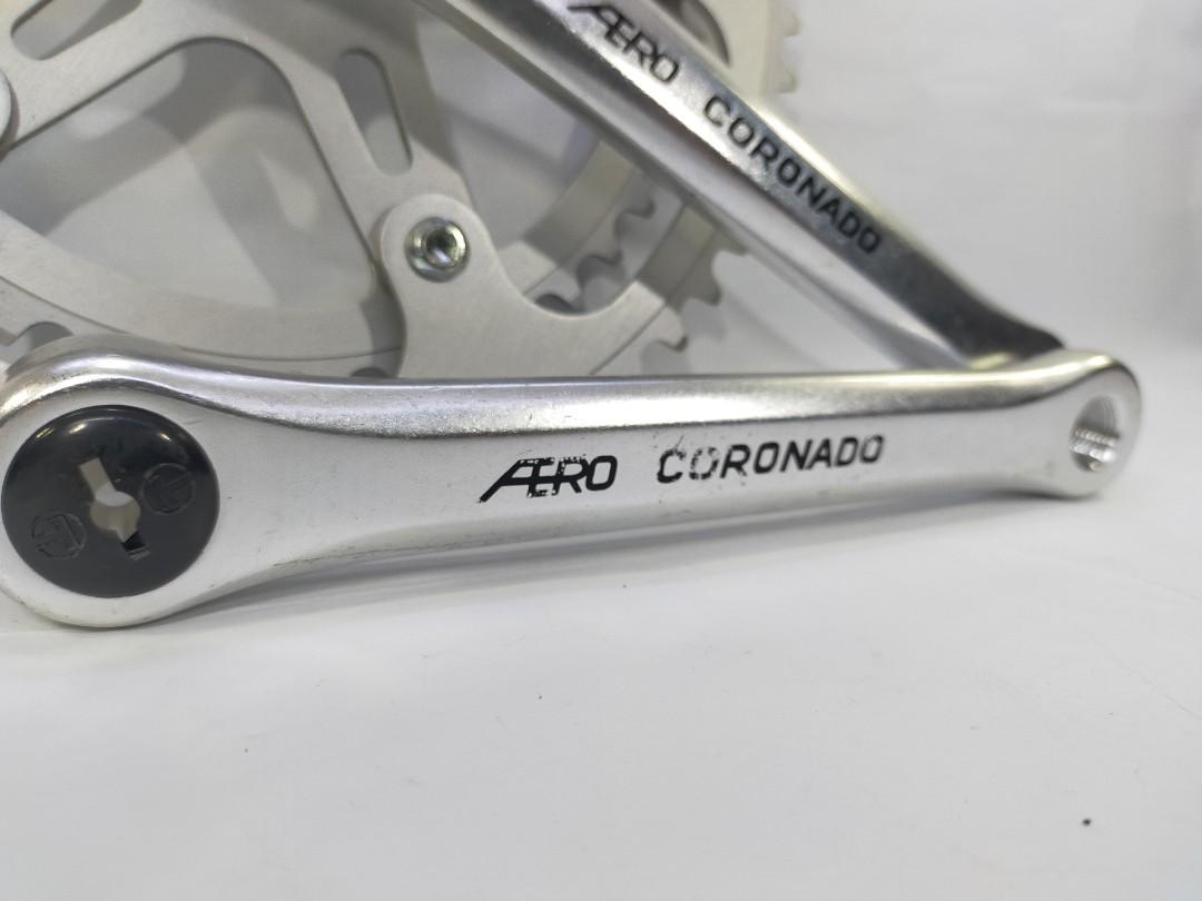Vintage Road bike old School Aero Cornado Crank, Sports Equipment