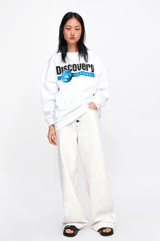 Zara discovery hotsell sweatshirt
