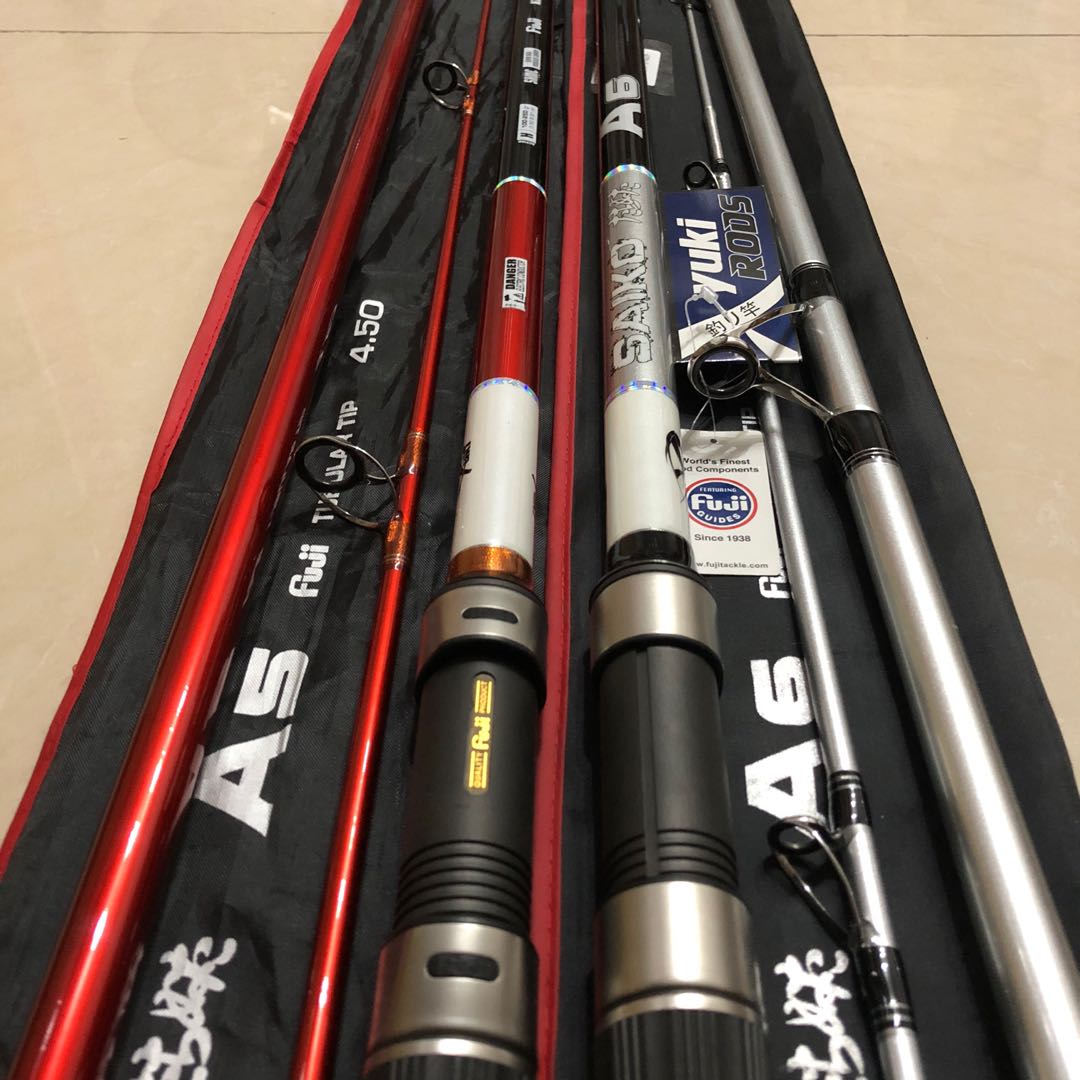 15ft YUKI Competition Full Fuji Fishing Rod, Sports Equipment