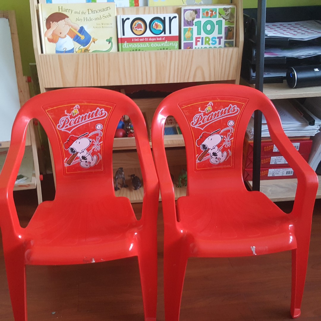 2 Snoopy Homeschool Chairs, Babies & Kids, Baby Nursery & Kids
