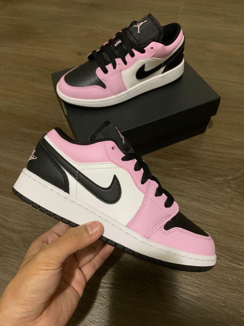 3 5y Uk3 Air Jordan 1 Low Arctic Pink Gs Men S Fashion Footwear Sneakers On Carousell