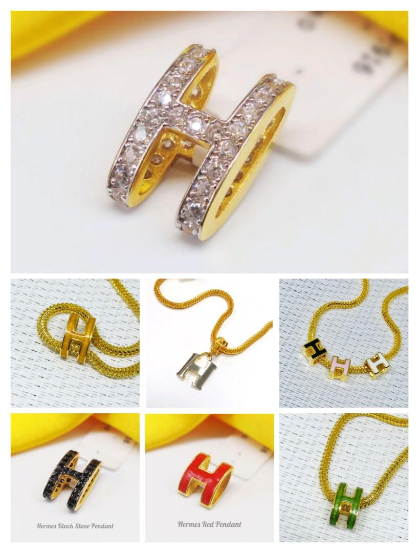 916 GOLD HERMES, CHANEL, BVLGARI, LV PANDORA CHARM/PENDANT, Women's  Fashion, Jewelry & Organisers, Necklaces on Carousell