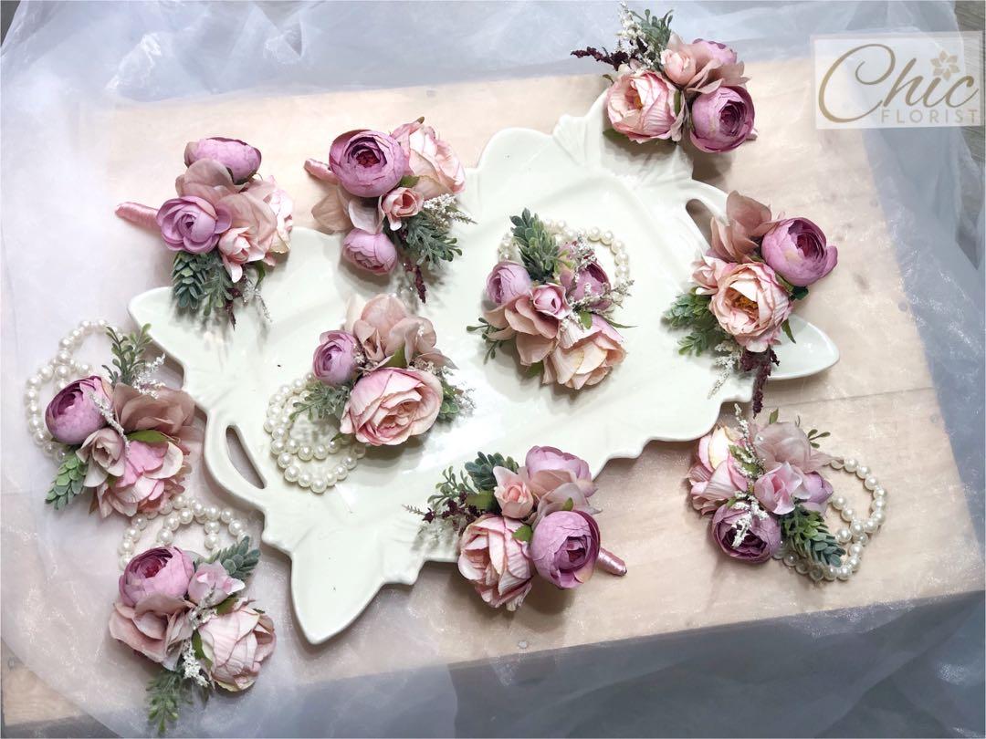 結婚襟花 手花 結婚花球 手作 自家設計 手作產品 飾物 Carousell