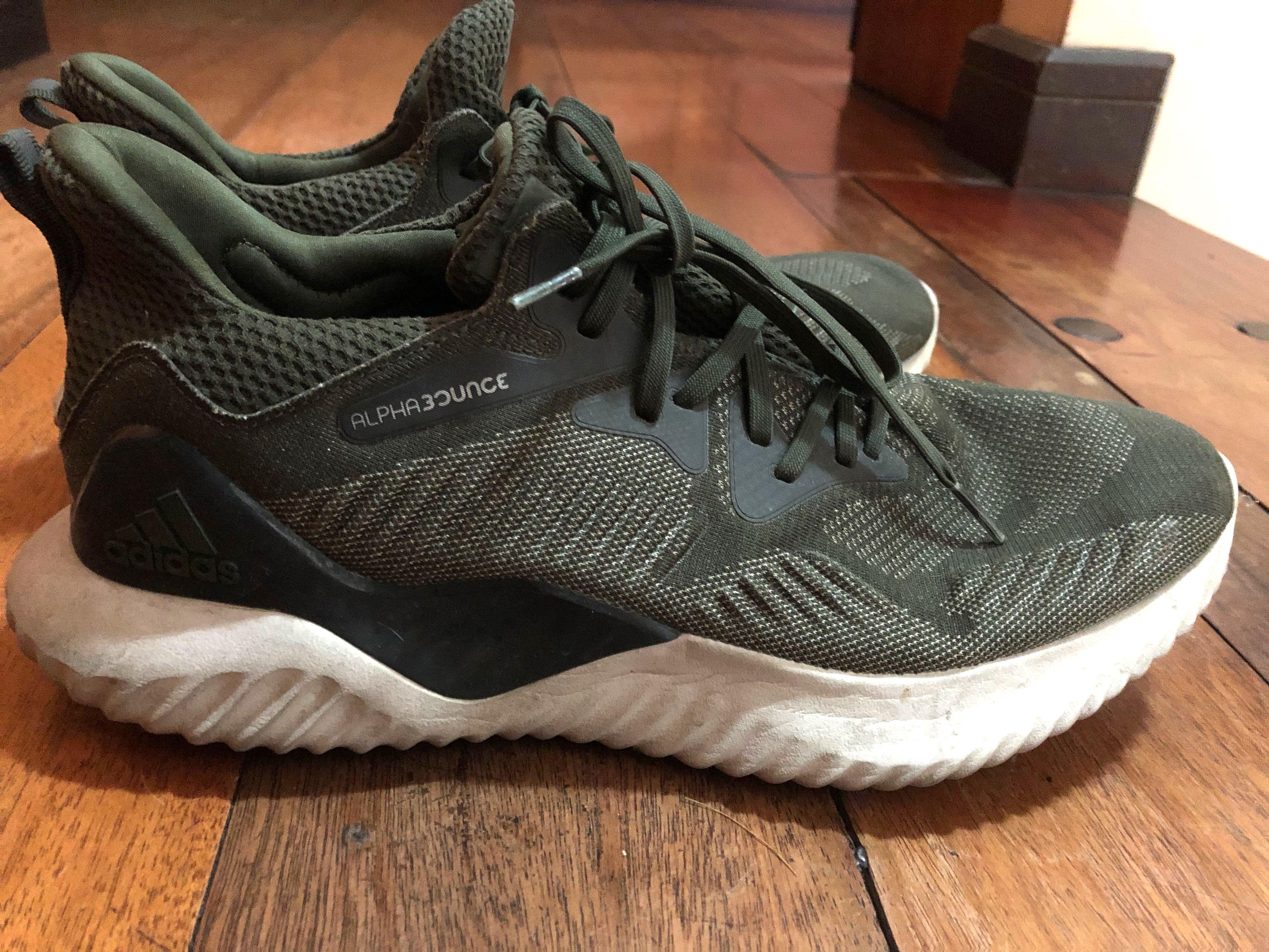 Adidas clearance alphabounce green