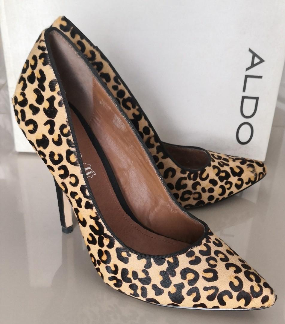 aldo animal print heels