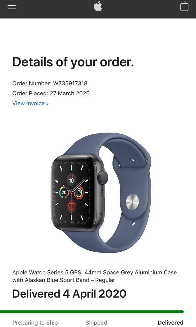 Apple watch series 5 gps best sale 44mm space grey aluminium case