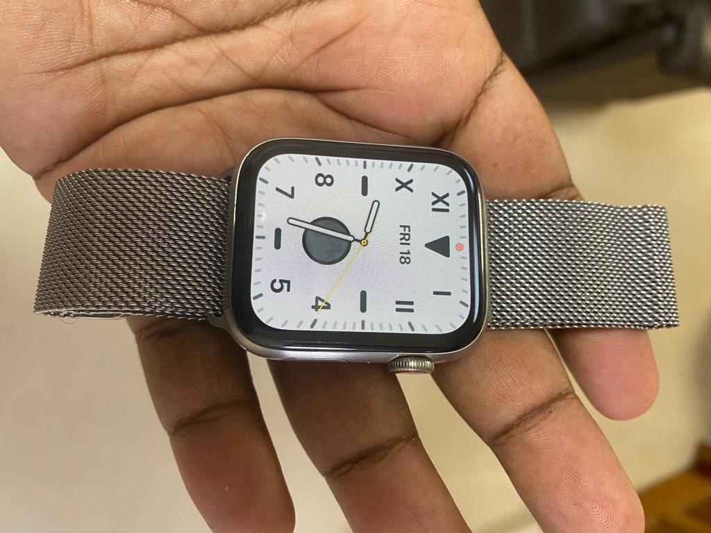 Apple Watch Series 5 Titanium Milanese Loop Strap Mobile Phones Tablets Others On Carousell