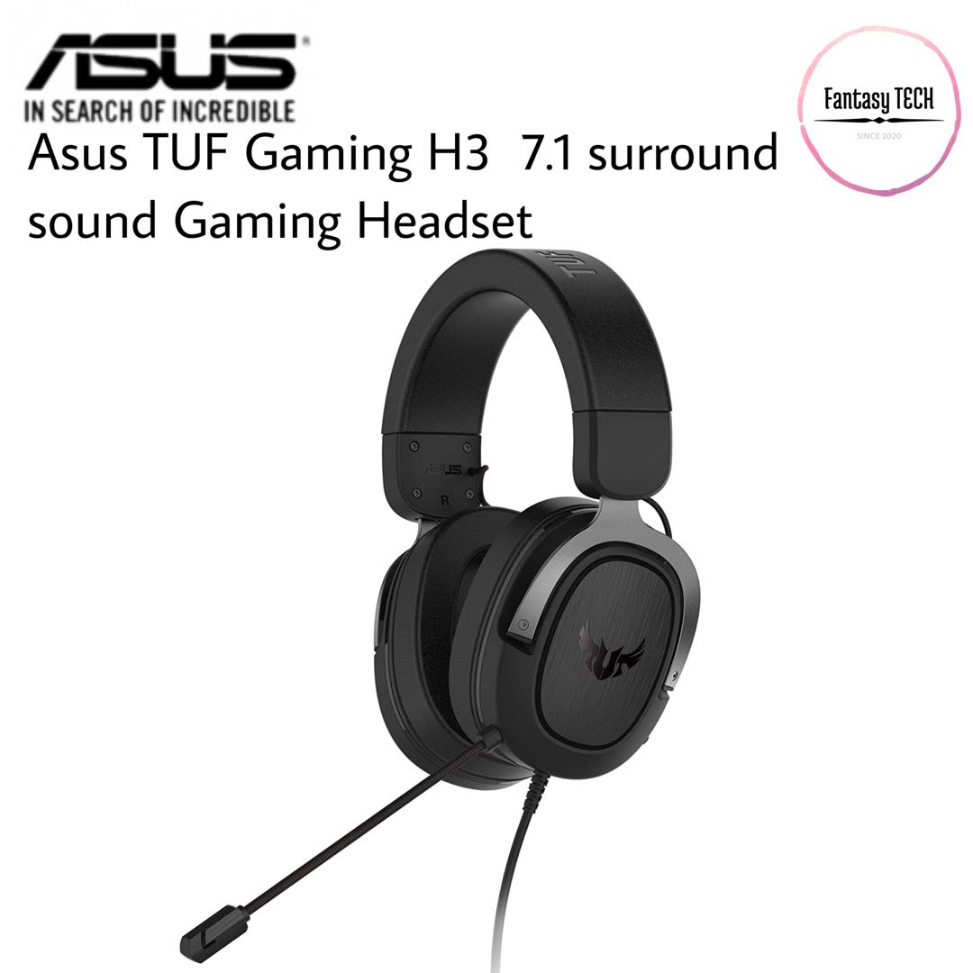 Asus Tuf Gaming H3 7 1 Surround Sound Gaming Headset Electronics Others On Carousell