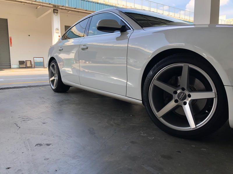 Audi 5x112 18 With 5 Spokes Vossen Rims Car Accessories Tyres Rims On Carousell