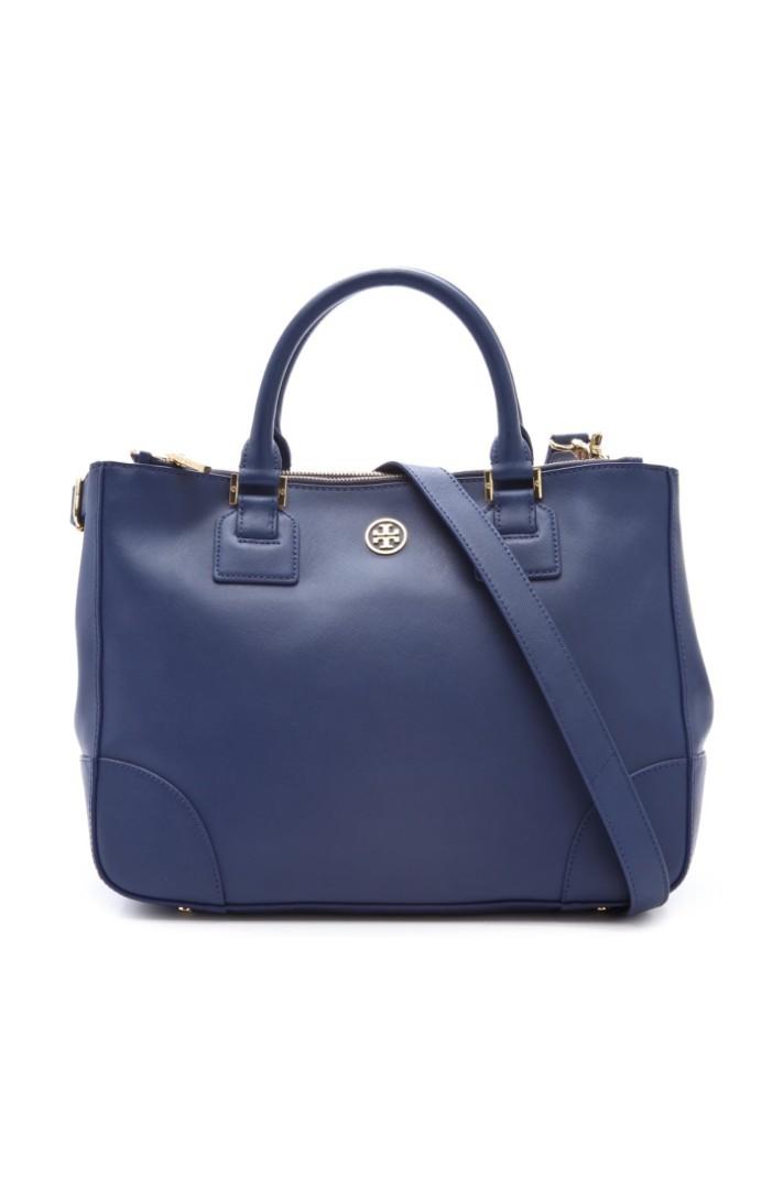 tory burch large robinson double zip tote