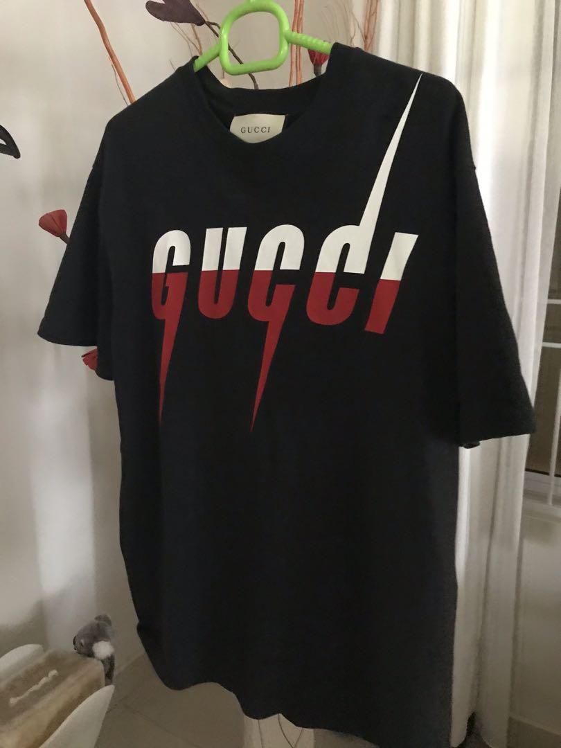 Gucci Blade T shirt original vs good replica. How to tell fake Gucci T shirt  