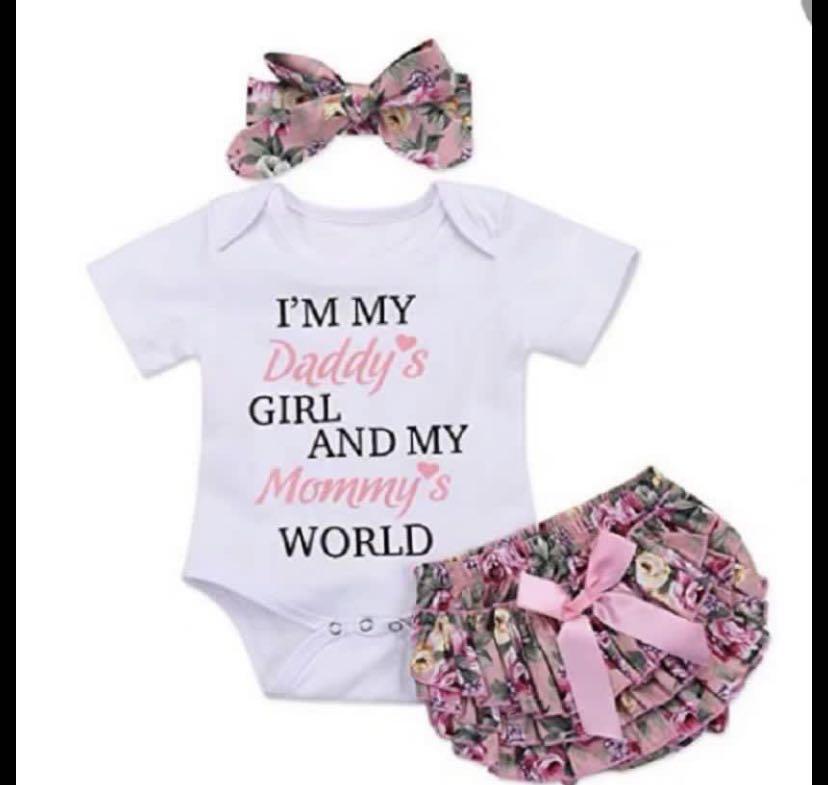 Romper set baby girl clearance