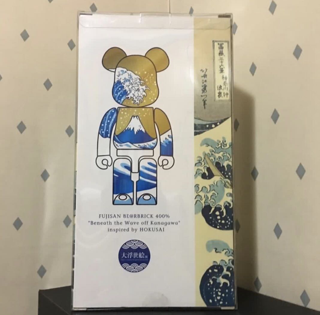 Bearbrick 400 浮世繪fujisan 神奈川沖浪裏潮人潮物潮牌bear Be Rbrick Toy Figure Art Design Rabbrick R rick Nyabrick Ny Brick 模型擺設收藏品玩具禮物生日禮物