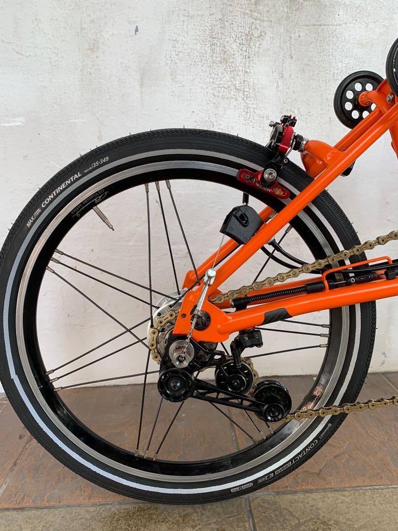 continental contact urban tyre for brompton review