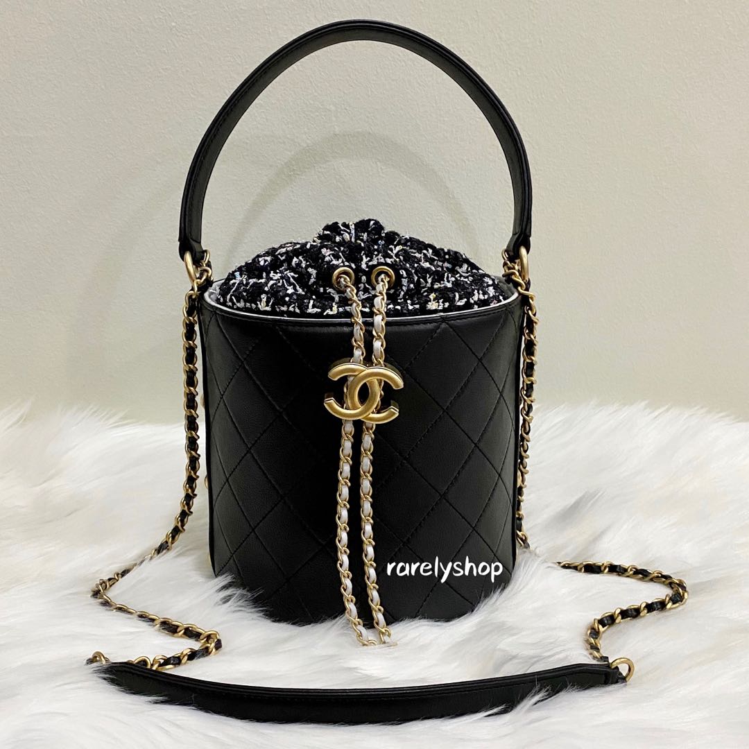 Chanel Drawstring Bucket Bag (limited edition), Luxury, Bags & Wallets