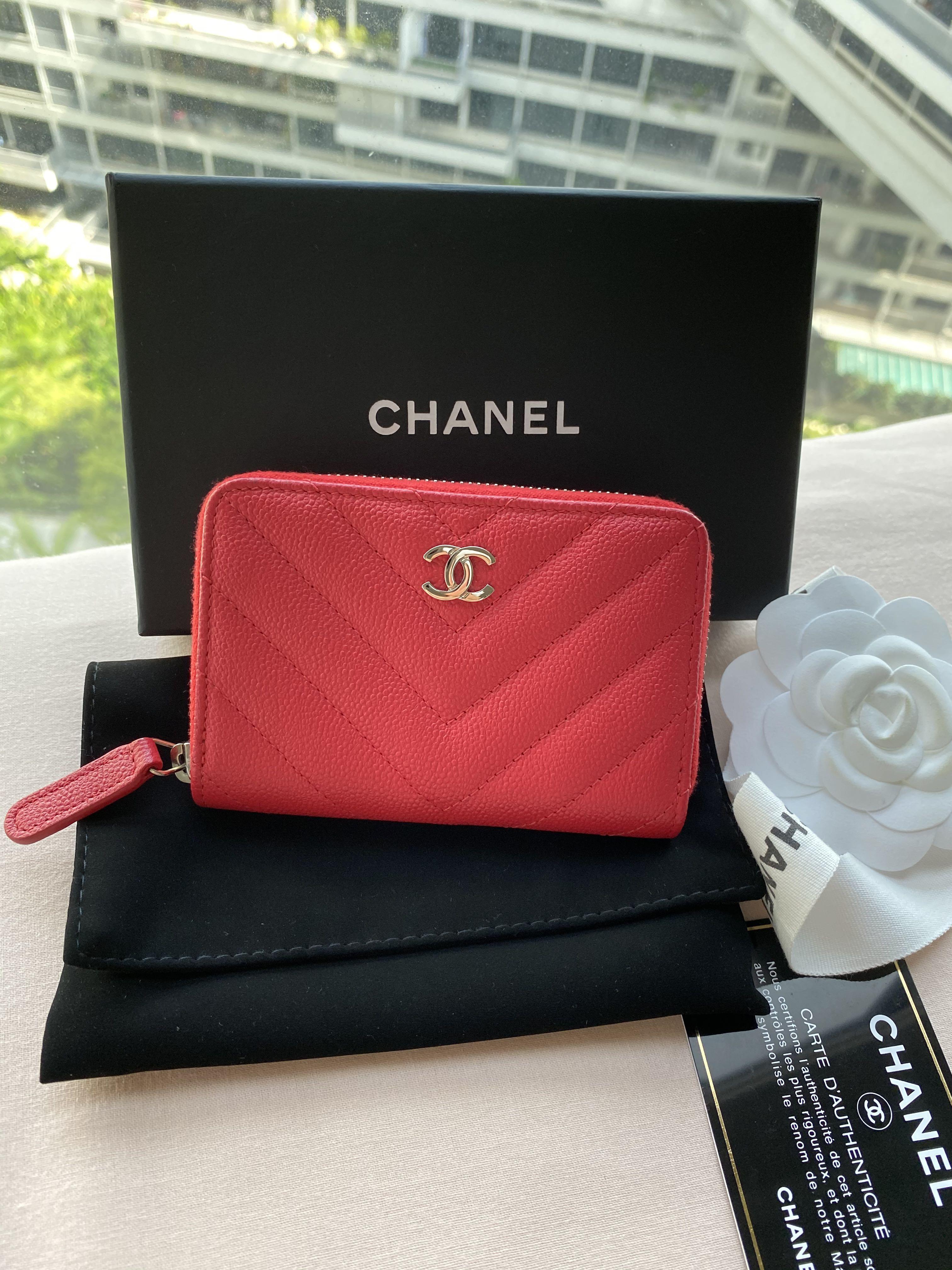 Chanel O coin purse, Luxury, Bags & Wallets on Carousell