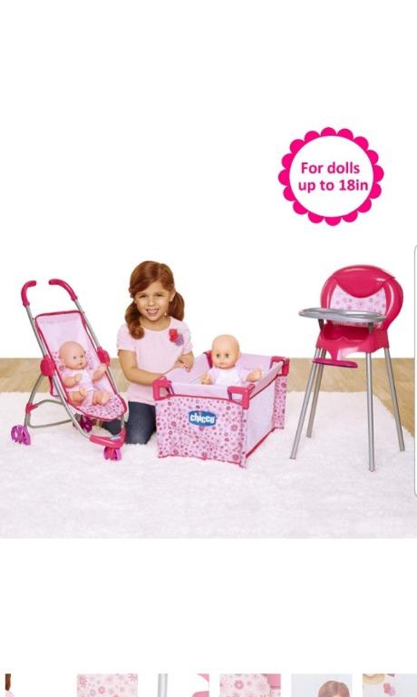 nav Chicco Deluxe Nursery Time Fun for Baby Dolls Doll Play Set