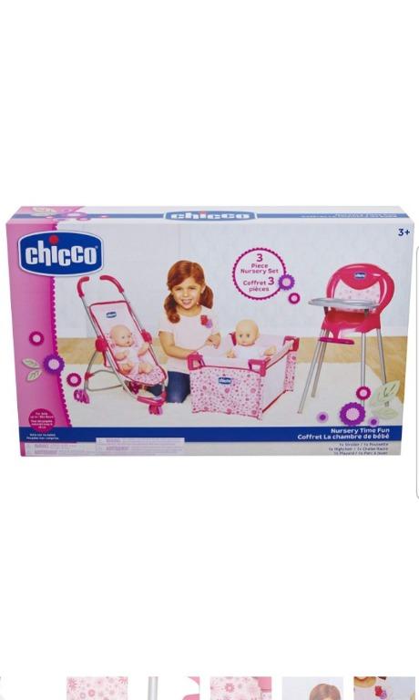 nav Chicco Deluxe Nursery Time Fun for Baby Dolls Doll Play Set