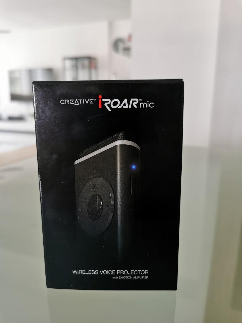 Creative iRoar Mic Audio Soundbars Speakers Amplifiers on