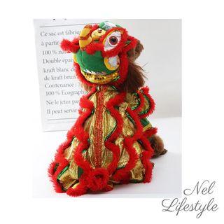 Lion Dance Costume For Cat Pet Supplies Carousell Singapore