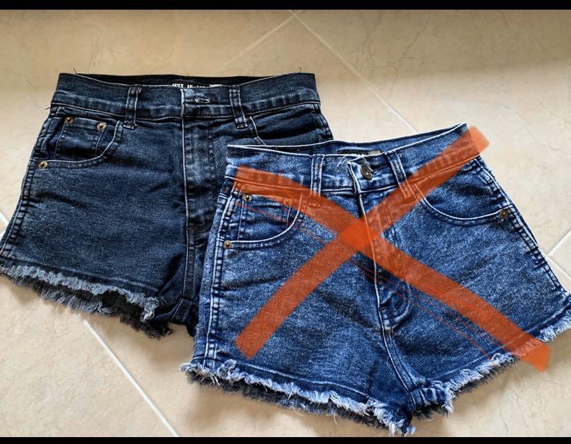 shorts with fringe hem