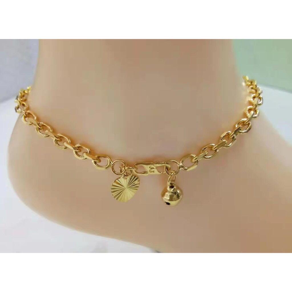 Emas Korea Rantai Kaki Sauh Women S Fashion Jewellery On Carousell
