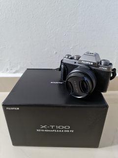 Fujifilm X-T100 with kit lens (15-45mm)