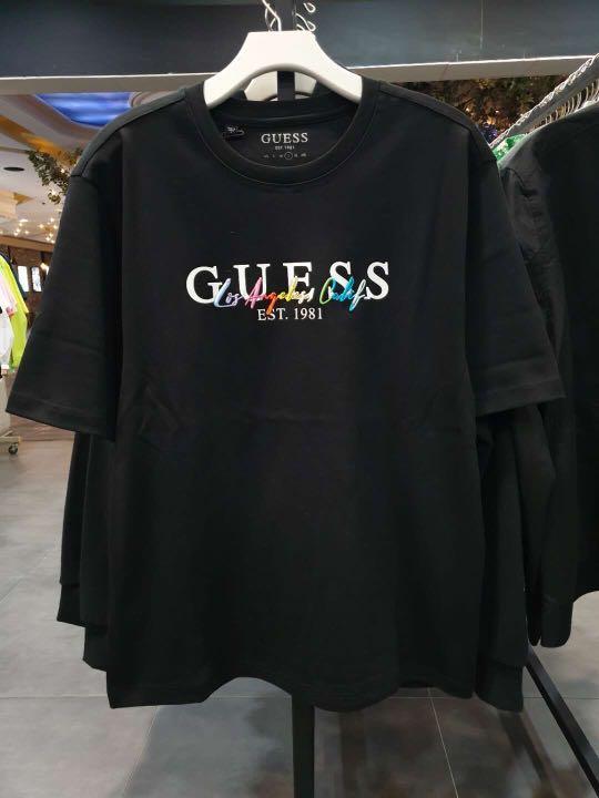 rainbow guess t shirt