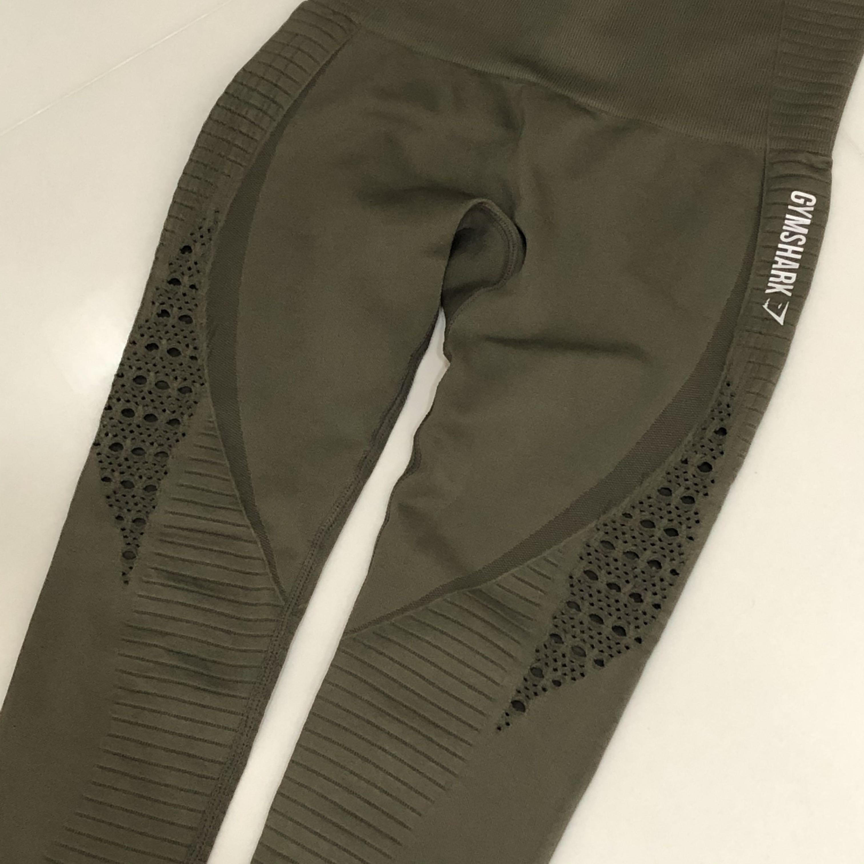 Gymshark Energy Seamless Leggings - Khaki XS Extra Small, Women's Fashion,  Activewear on Carousell