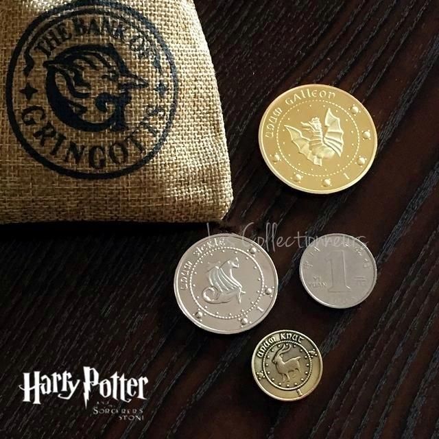 labyrint sikring Lam Harry Potter Gringotts Bank Elf Coin Galleon Gold Sickle Silver Knut Bronze  Coins with Gift Bag, Hobbies & Toys, Collectibles & Memorabilia, Vintage  Collectibles on Carousell