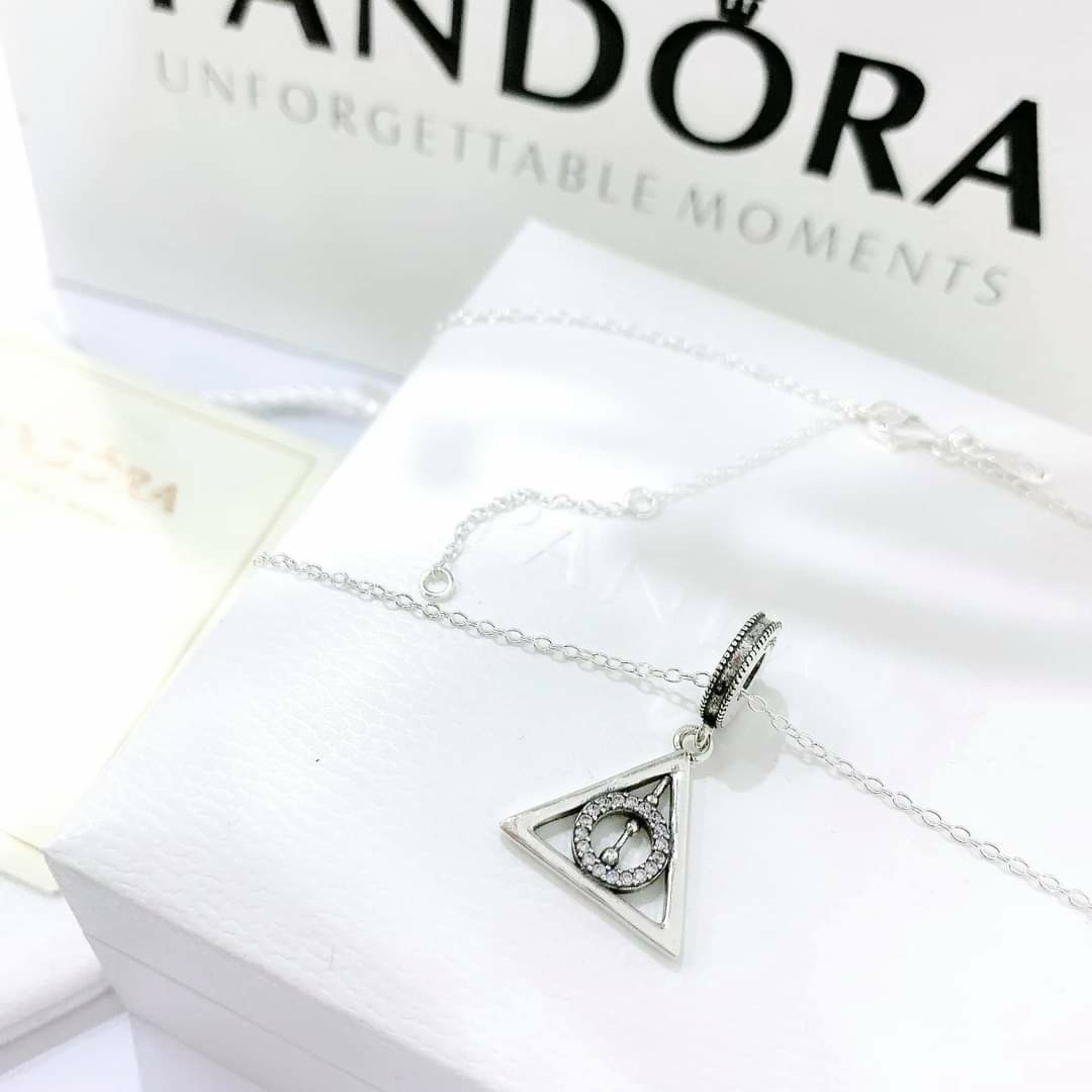 Pandora deathly hallows clearance necklace