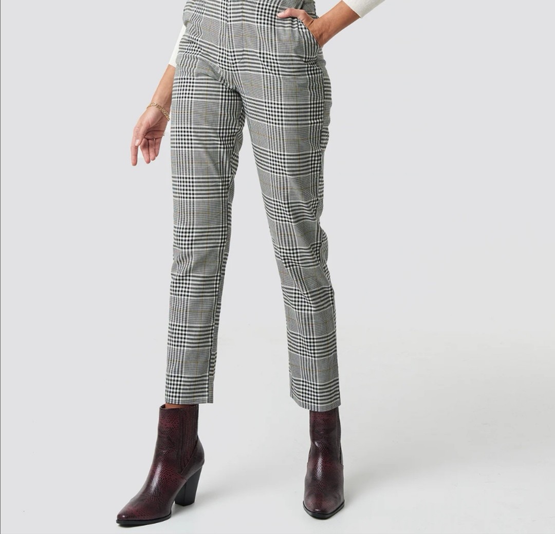 H M checkered suit pant Women s Fashion Bottoms Other