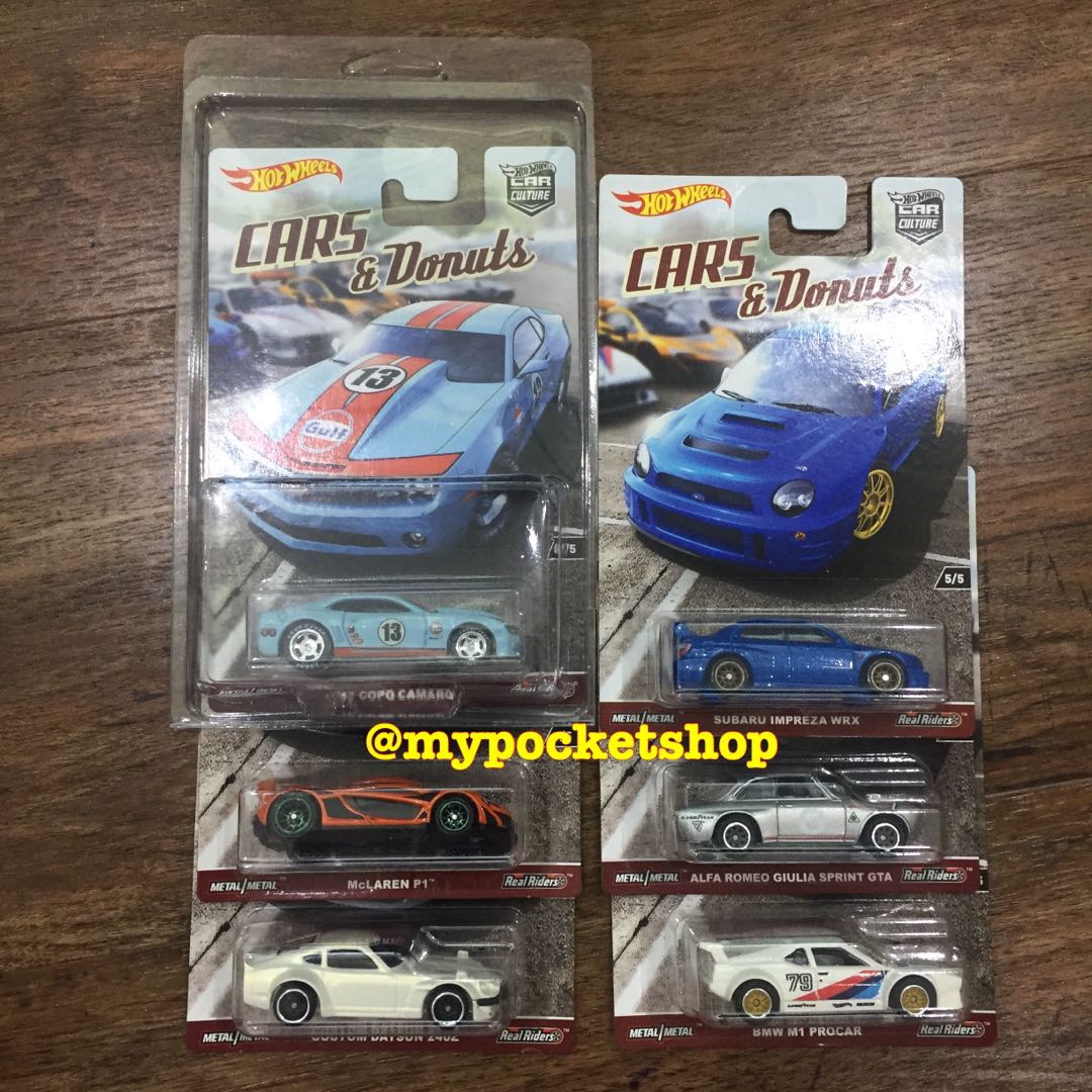 cars and donuts hot wheels