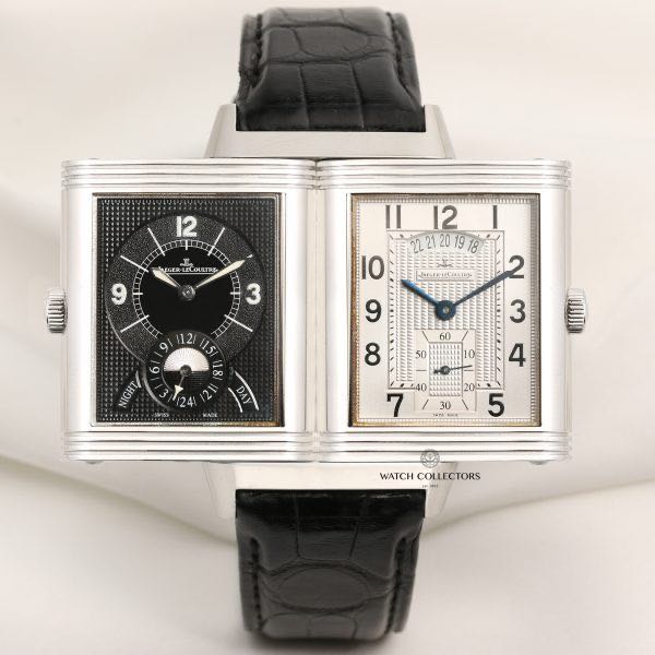 Jaeger LeCoultre Reverso Grande Duo Face Date Day Night Luxury