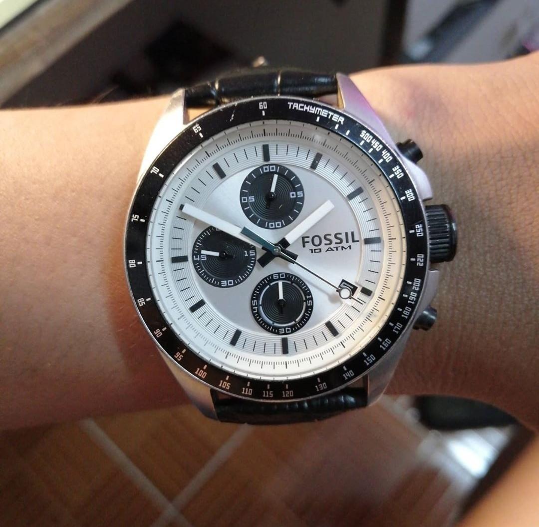 Jam Fossil chrono watch, Men's Fashion 