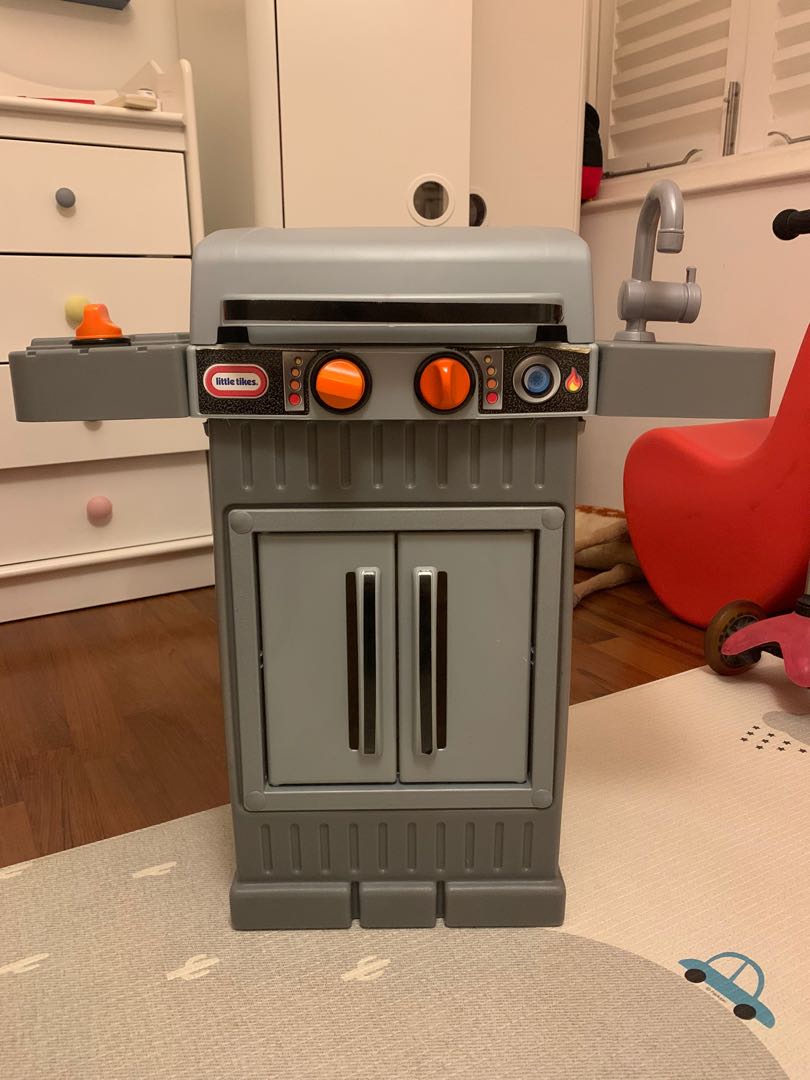 little tikes kitchen with bbq
