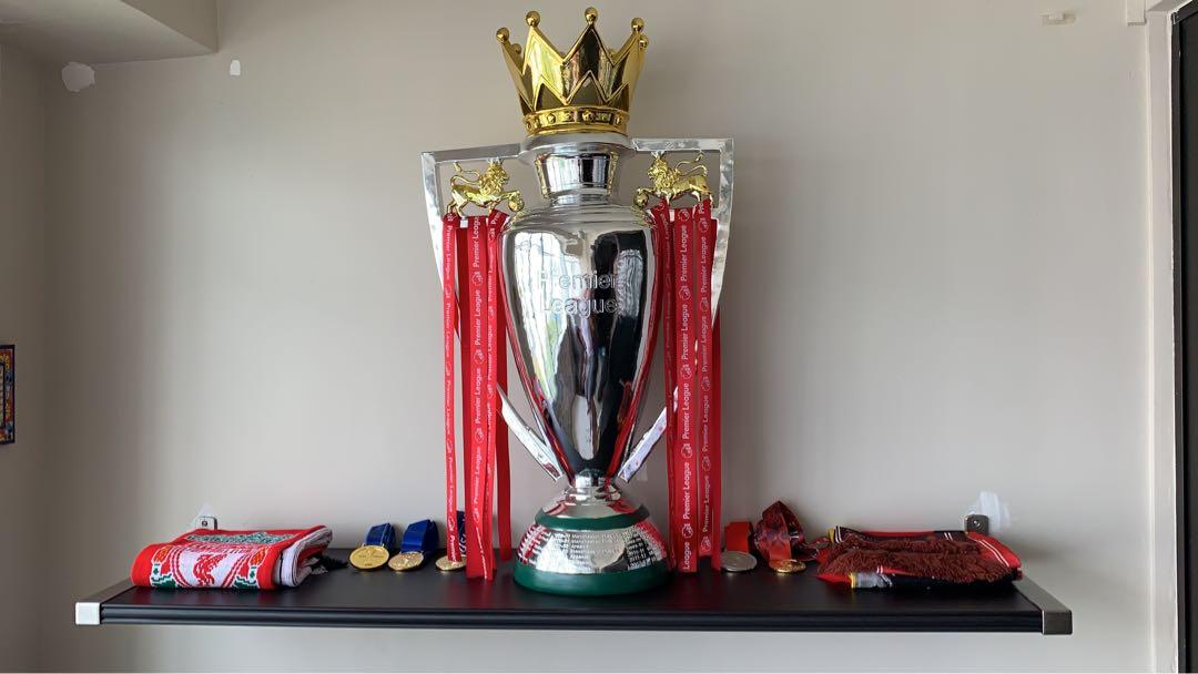 Liverpool Premier League Trophy Vintage Collectibles Vintage Collectibles On Carousell