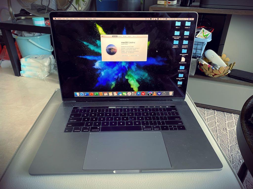 Macbook Pro 15 Inch Retina Touch Bar Space Grey Electronics Computers Laptops On Carousell