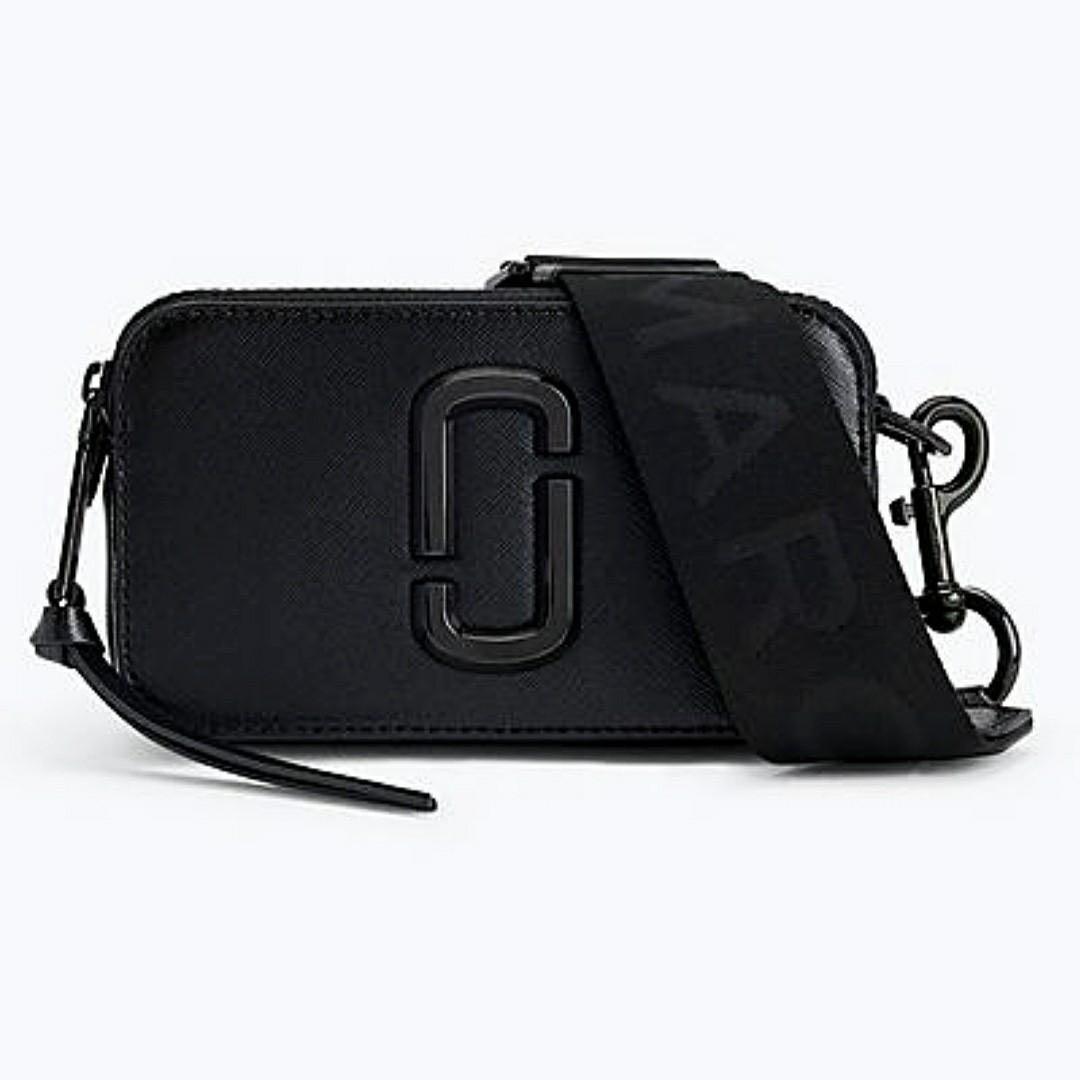 3D model Marc Jacobs Snapshot Bag Leather Black VR / AR / low-poly
