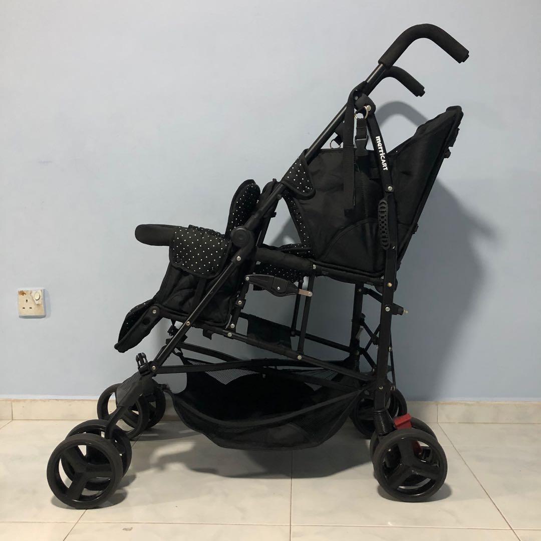 Merricart Tandem Stroller Babies Kids Going Out Strollers on Carousell