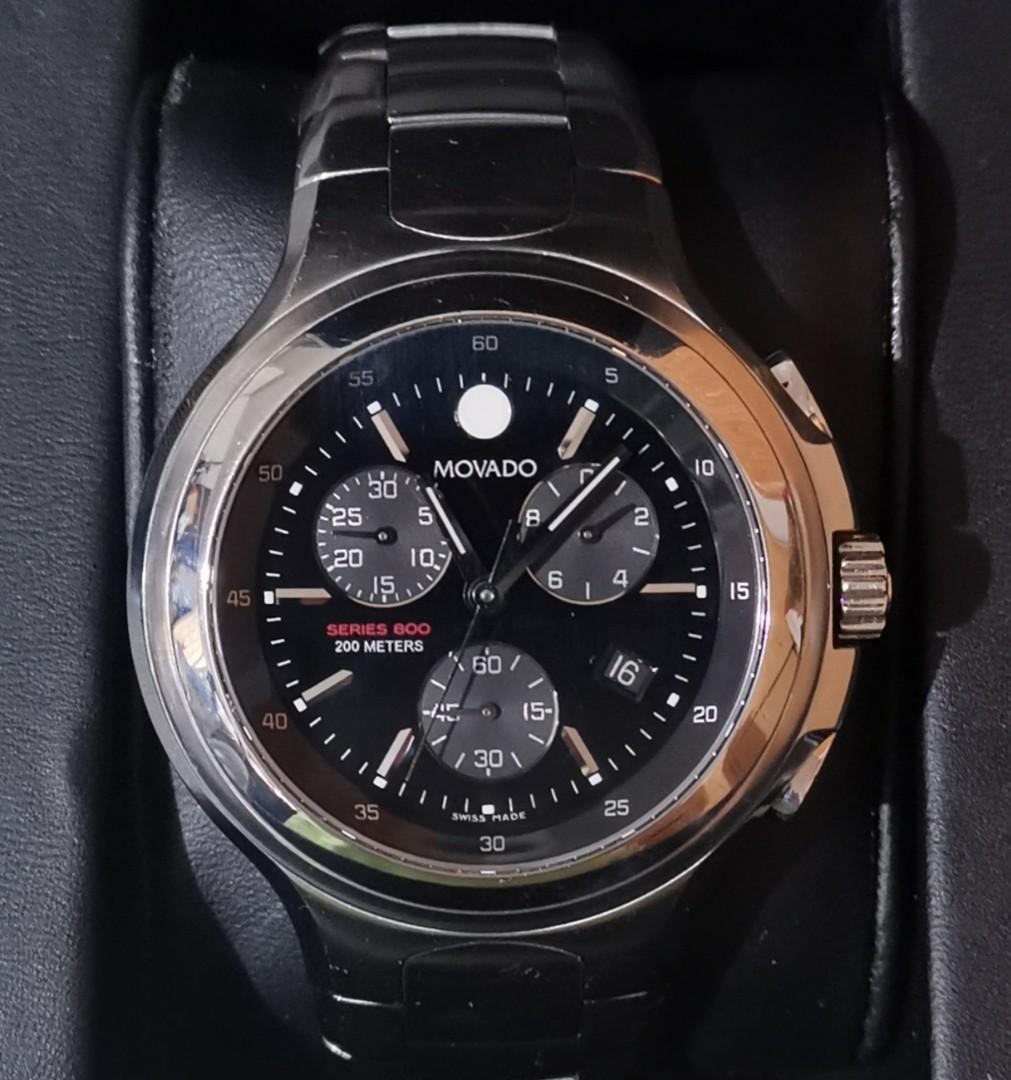 Movado Series 800 Chrono 45MM Swiss Made 200 Meters